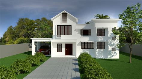 Exterior House Building 3d Model Realtime Cgtrader