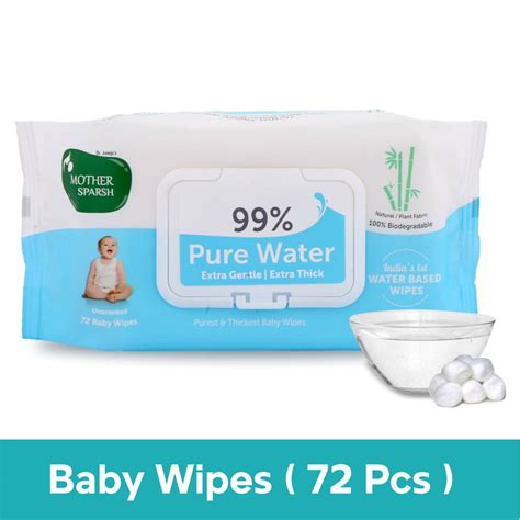 99 Pure Water Unscented Baby Wipes Small Pack Mother Sparsh Store