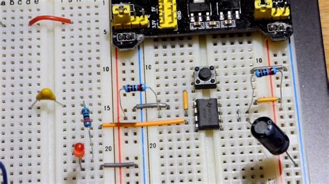 The following circuit has been configured in monostable mode. 555 timer monostable mode one shot circuit step by step ...