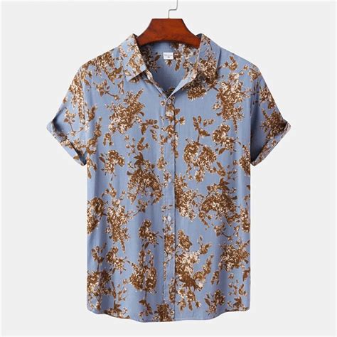 Cashew Flower 3d Printed Shirts Men Women Fashion Hawaiian Shirt Casual