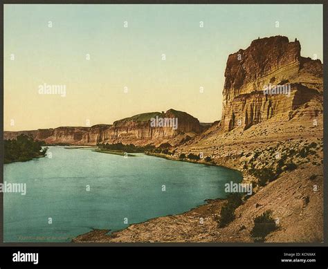 Bluffs Of The Green River Lccn2008678214 Stock Photo Alamy