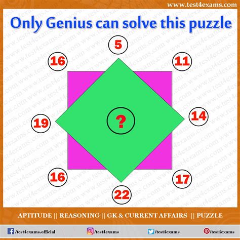 Only Genius Can Solve This Puzzle Test 4 Exams