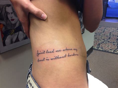 Spirit Lead Me Where My Trust Is Without Borders Tattoos Tattoo