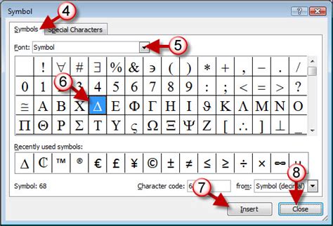 How To Use Symbols And Special Characters In Excel