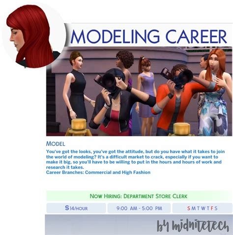 Sims 4 Model Career Get Famous