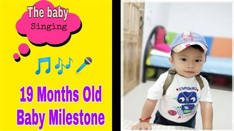 19 Months Old Baby Milestone Baby Singing Youtube