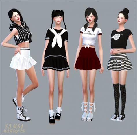 Sims4 Marigold Mari Mini Skirt • Sims 4 Downloads