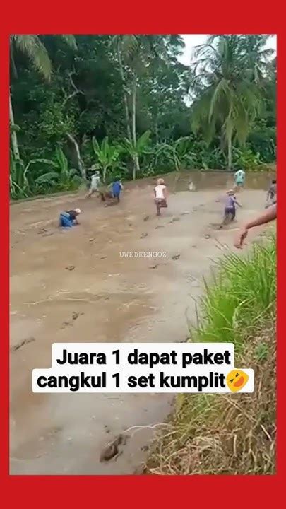 Lomba Lari Di Tengah Sawah Leleran Youtube