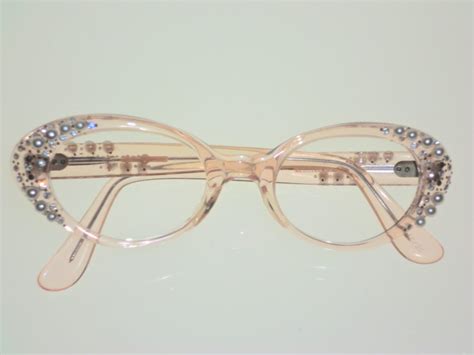 French Made Lucite 50s Rhinestone And Pearl Frames At 1stdibs