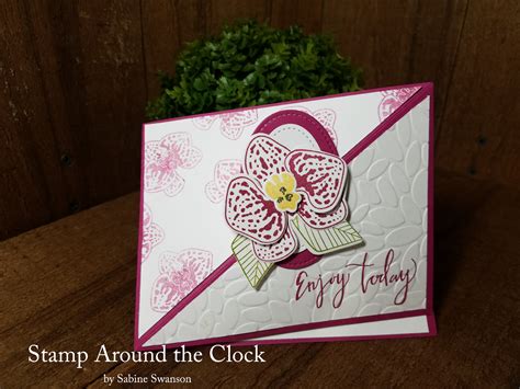 Stamp Around The Clock Climbing Orchid