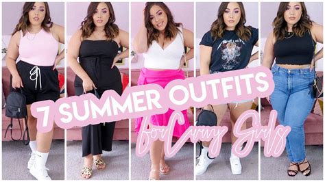Trendy Summer Outfits For Curvy Girls Size 12 Youtube