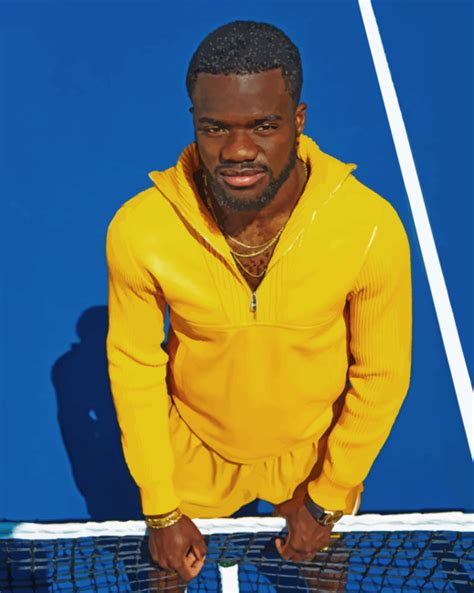 Frances tiafoe is an american tennis player who turned pro in 2015 at the age of 16. Frances Tiafoe Player - Tennis Paint By Numbers - Paint by ...