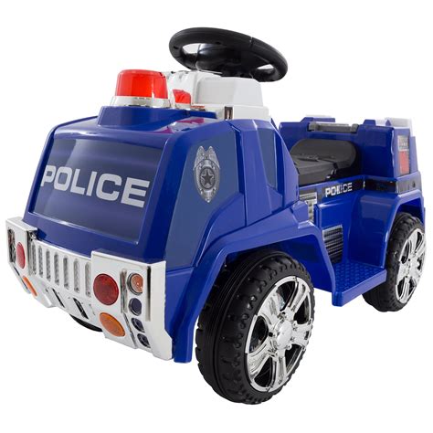 Ride On Toy Police Truck For Kids Battery Powered Ride On Toy By Hey