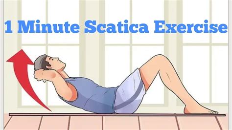 1 Minute Sciatica Pain Relief Pain Exercises Youtube