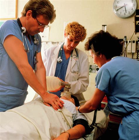 Heart Massage During Resuscitation Procedure Photograph By Stevie