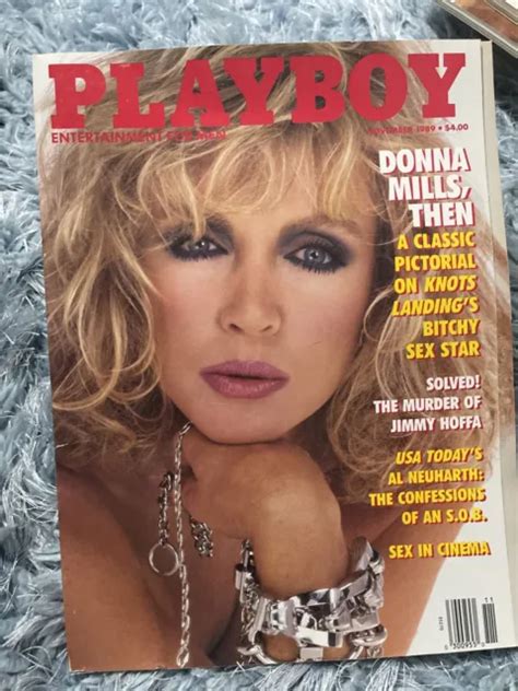 Playboy Magazine November Donna Mills Jimmy Hoffa Renee Tenison Al