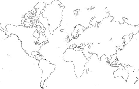 World Map Clip Art Free Vector 4vector