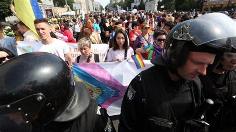 Thousands Rally For Gay Pride In Kyiv Amid Massive Police Presence