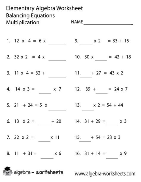 Math Algebra Equations Grade 6 Math Formula Collections