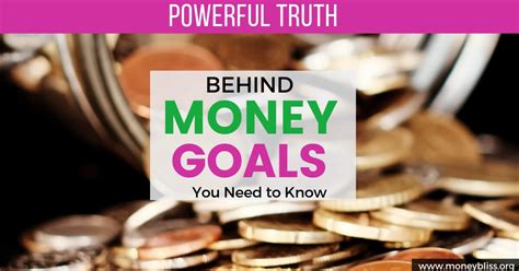 Sign up now for fortune & freedom to take back control of your money. Powerful Truth Behind Money Goals that you Need to Know | Money Bliss