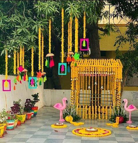 Genda Phool Swing Decor ShaadiWish