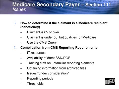 Ppt Medicare Secondary Payer Section 111 Reporting Top 10 Issues