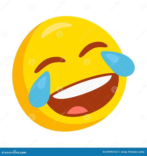 Rolling On The Floor Laughing Emoji Icon Illustration Rofl Vector