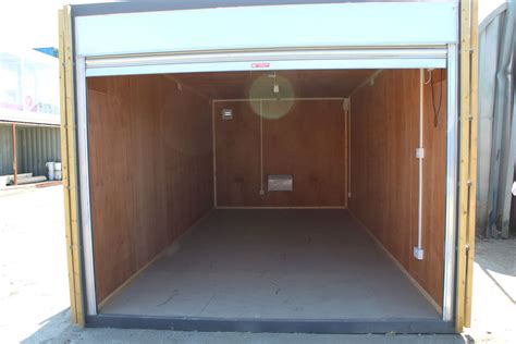 The garage is made from container iron pieces that can be removed and replaced. 10ft Wide Garage Container | Containers Direct