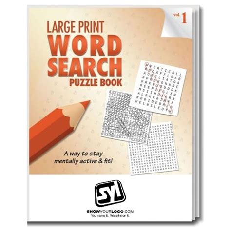 Large Print Word Search Puzzle Book Volume 1 Show Your