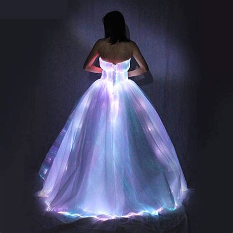 Light Up Fiber Optic Wedding Dress With Addition Of Remote Etsy
