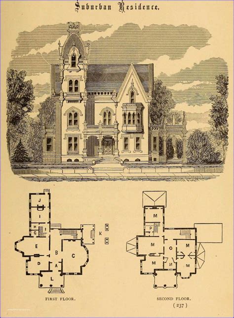 39 Gothic Victorian House Floor Plan Fanvid Victorian