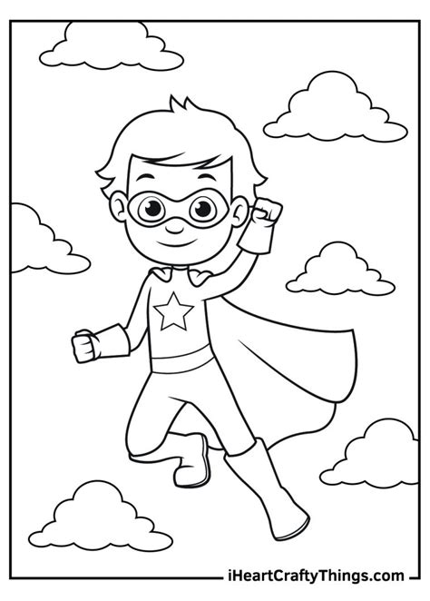 Superhero Coloring Pages 100 Free Printables