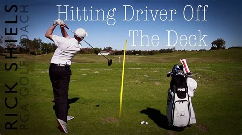 How To Hit Driver Off The Deck Youtube