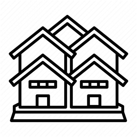 Real Estate Line Icon Download On Iconfinder