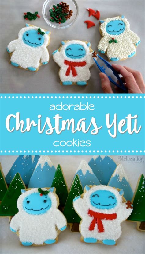Adorable Christmas Yeti Cookies With Melissa Joy Fanciful Cookies And