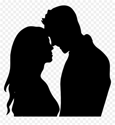 Boy And Girl Silhouette Png Transparent Png Vhv