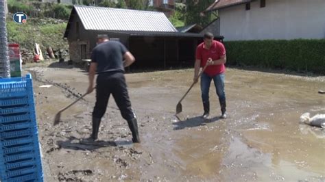 Poplave u Srbiji U Arilju poplavljeno domaćinstava i oko hektara zemlje Telegraf tv