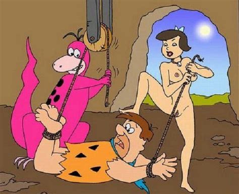 Rule 34 Betty Rubble Comic Dino Dinosaur Fred Flintstone Hanna