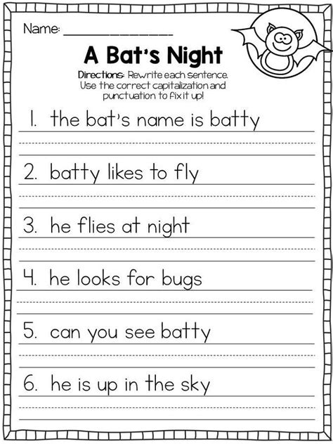 More than 1,500 ela activities. Capital Letters Worksheets First Grade See the category to ...