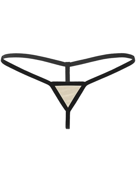 Buy Chictry Womens Low Rise Micro Mini Bikini G String Thong Tanga T