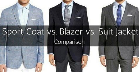 Suit Vs Blazer Vs Sport Jacket Blazer Vs Suit Jacket Sport Coat Vs