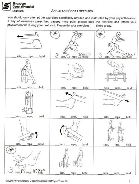 Exclusive Physiotherapy Guide For Physiotherapists Exercise For Ankle