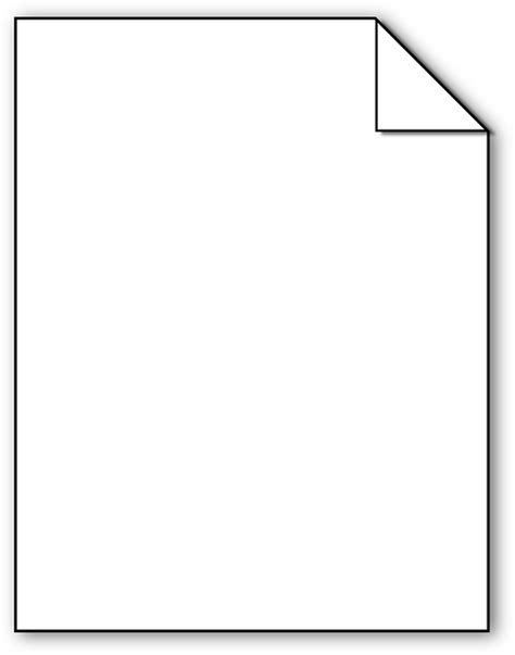 Paper Document White Free Vector Graphic On Pixabay