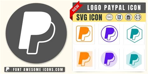 Logo Paypal Icon Svg Code — Download Path Html