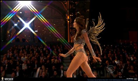 Naked Lily Aldridge In The Victorias Secret Fashion Show 2016
