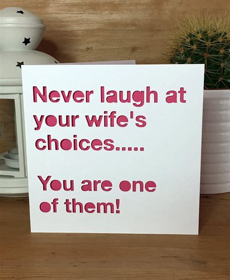 ♥a year prior around the same time you were looking into each other's eyes and saying i do. Funny Anniversary Card Wedding Anniversary Husband Wife