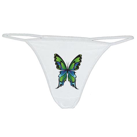 Sexy Butterfly Thong Panties Etsy