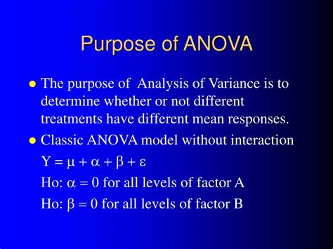 Ppt Analysis Of Variance Powerpoint Presentation Free Download Id