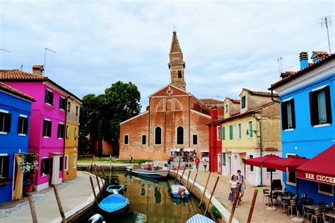 Visiting Burano Venice Colored Bright