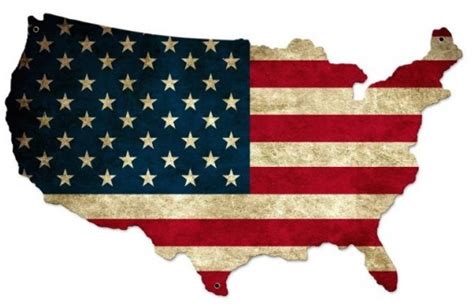 United States Flag Map Metal Sign Pin Ups For Vets Store